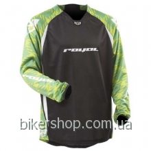 Джерсі Royal SP-247 long sleeve BLACK/GREEN/YELLOW XS