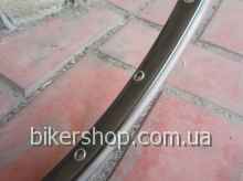 Обід під трубку Campagnolo LosAngeles 84 28" 36 отв чорний металік