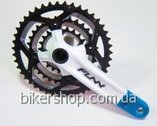 Шатуни Funn Arrow BOB Triple 22AL/32AL/44AL White/Blue Шатуни Funn Arrow BOB Triple 22AL/32AL/44AL White/Blue