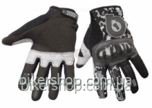 Рукавички довгий палець 08 CK1 BLACK GREY S