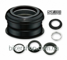 Рулевая колонка VP 1 1\8 полуинтегрированная, картриджный подшипник 28.6/41.4/30, без якоря,черная