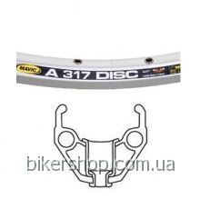 Обод Mavic A 317 DISC 36 отв. серебр.  538г