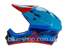 Шлем фулл COMP BOLT HELMET RED/BLUE S (CE)