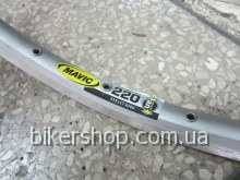 Обод Mavic 220 28 отв. серебр.