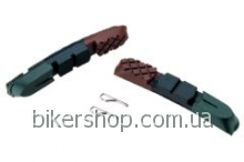 Резинка торм. V-br Baradine MTB  (955VCR)  картриджная  3-x цветн.  70мм