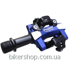 Контактні педалі Funn Tactic Anod. Blue SPD-сумісні