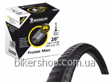 Камера Michelin C4 26" 26X1.85-2.3 Presta 40mm PROTEK MAX с герметиком