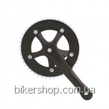 Шатуни PROWHEEL SINGLE Solid-246T-F-1 46T 175mm black