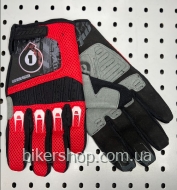 Рукавички довгий палець MTX RED ХXL