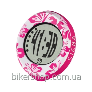 Sigma велокомпьютер MySpeedy бело розовый