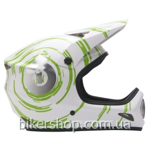 Шлем фуллфейс EVOLUTION INSPIRAL WHITE/LIME XL