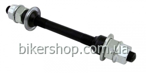 Ось втулки передн MTB на гайках 3/8\"x26T 140мм