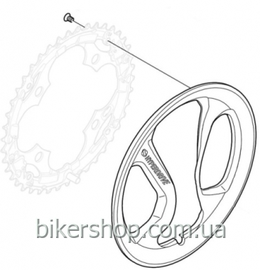захист зірки шатунів 42 зуб. Acera FC-M361