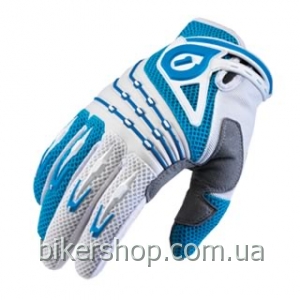 Рукавички SixSixOne DESCEND GLOVE WHITE/BLUE SZ S