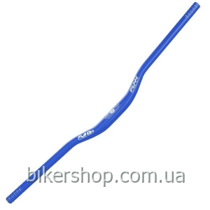 Руль Funn FULL ON BAR Ø31.8 , 7° Back, 0° Up, 31.8mm, ano. Finish Blast Blue 800mm 0 rise