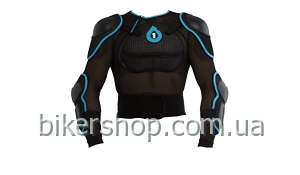 Захист тіла SixSixOne COMP Pressure suit BLACK/CYAN L