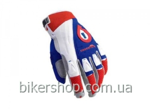 Рукавички SixSixOne DESCEND RED/WHT/BLUE XXL