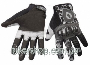 Рукавички довгий палець 08 CK1 BLACK GREY S