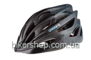 Шолом ONRIDE Mount чорний/синій M (55-58 см)