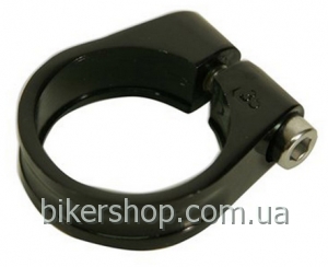 Хомут Kalloy SC-201 чорний. діам-31,8мм алю