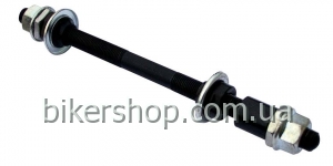 Ось втулки задняя MTB на гайках 3/8\"x26T 175mm