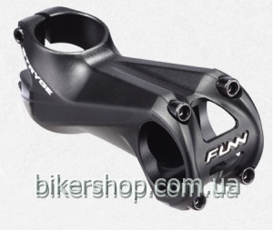 Винос Funn STRYGE STEM -5˚Ø35 , -5° Rise, Steer 1-1/8\" Bead Blast Black w/mirror polish 75mm Ø35mm