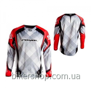 Джерсі Royal Race long sleeve RED/WHT/BLK XS