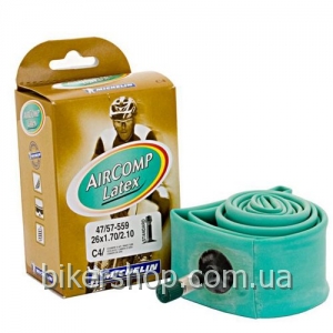 Камера Michelin C4 26\" 26X1.9-2.2 (47/57X559) Schrader 34mm AirComp Latex