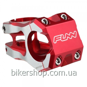 Винос Funn FUNNDURO STEM  Ø35  FULL CNC, 0° Rise, Steer 1-1/8\" Red w/ CNC Lining 35mm Ø35mm