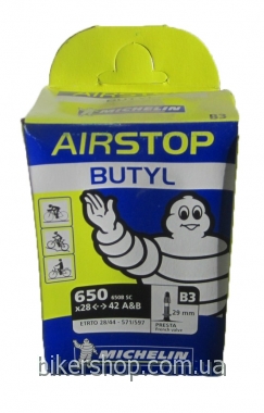 Камера Michelin B3 26\" 26х1 3/8 x 1 1/2 (28/44X571/597) Presta 29mm