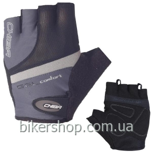 Рукавички Chiba Gel Comfort темно/сірий XS