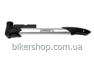 Насос компактний ONRIDE Blast алюмінієвий з манометром макс.тиск 120PSI голівка під FV/AV