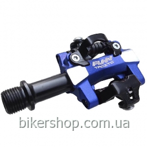 Контактні педалі Funn Tactic Anod. Blue SPD-сумісні