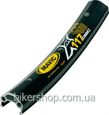 Обод Mavic XM 117 DISK 32отв. чорний 457г