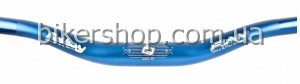 Руль Funn FATBOY BAR Ø35 , 8° Back, 4° Up, 35mm, ano. finish Blue 785mm 18 rise