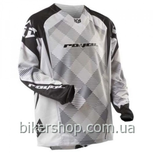 Джерсі Royal Race long sleeve STONE/WHITE/BLACK XXL