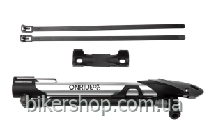 Насос компактний підлоговий ONRIDE Power алюмінієвий макс.тиск 120 PSI голівка під FV/AV