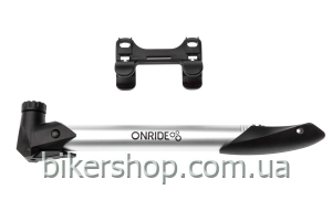 Насос компактний ONRIDE Sky алюмінієвий макс.тиск 120PSI голівка під FV/AV