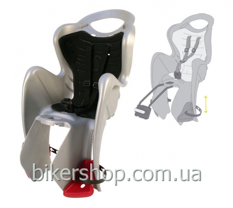 Сиденье детск MR. FOX STANDARD, серебр