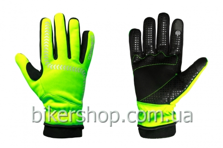 Рукавички ONRIDE Icy 30 неон жовтий S
