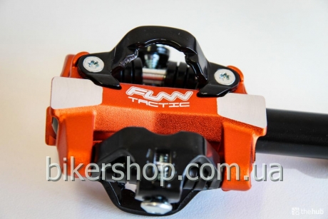 Контактні педалі Funn Tactic Anod. Orange SPD-сумісні