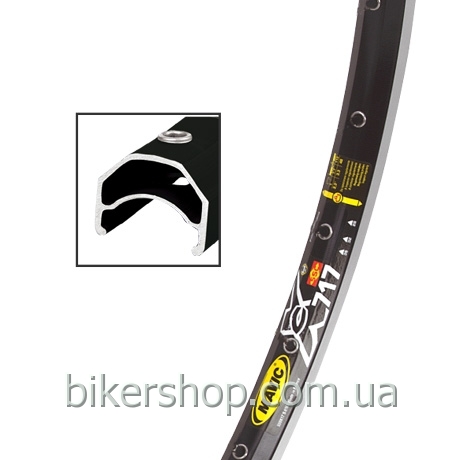 Обод Mavic XC717 28 отв. чорний