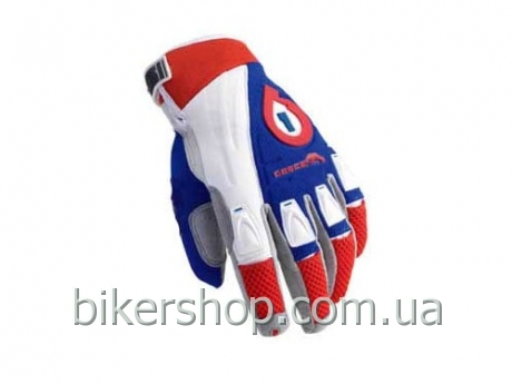 Рукавички SixSixOne DESCEND RED/WHT/BLUE XS