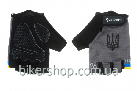 Рукавички ONRIDE Hold 20 UA колір сірий розмір L