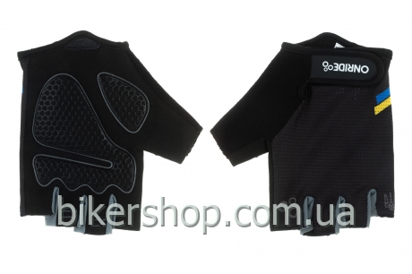 Рукавички ONRIDE Hold 20 UA колір чорний розмір L