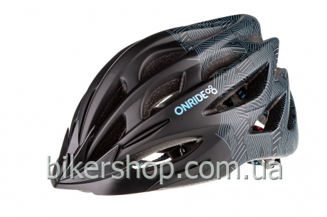 Шолом ONRIDE Mount чорний/синій L (58-61 см)