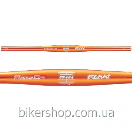 Руль Funn FLAME ON FLAT BAR Ø31.8 , 9° Back, 31.8mm, ano. finish Orange 710mm 0 rise