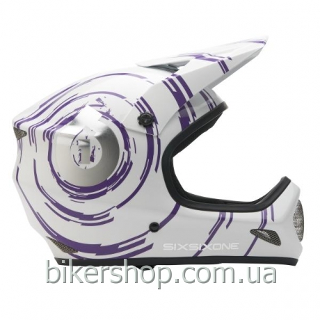 Шлем фуллфейс EVOLUTION INSPIRAL WHITE/PURPLE XS