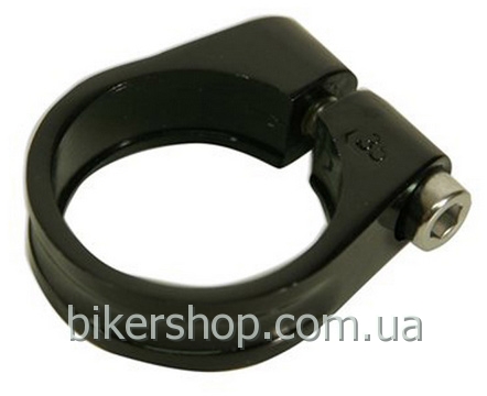 Хомут Kalloy SC-201 чорний. діам-31,8мм алю