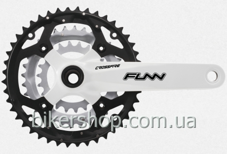 Шатуни Funn Crossfire Triple 22AL/32AL/44AL White